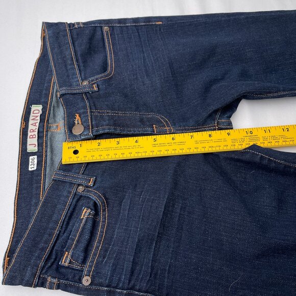 J Brand Womens‎ Pencil Leg Skinny Jeans Style 912 Ink Dark Wash Denim Size 30 - Picture 9 of 13